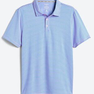 Flag & Anthem Stitch Fix Naples Performance Polo XXL Blue and Pink Striped